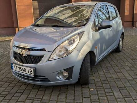 Синий Шевроле Спарк, объемом двигателя 1 л и пробегом 150 тыс. км за 4000 $, фото 1 на Automoto.ua