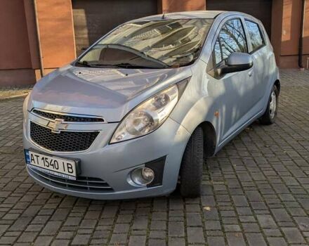 Синий Шевроле Спарк, объемом двигателя 1 л и пробегом 150 тыс. км за 4000 $, фото 1 на Automoto.ua