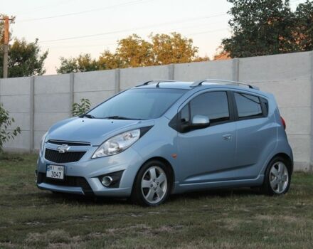 Синий Шевроле Спарк, объемом двигателя 1.2 л и пробегом 191 тыс. км за 5200 $, фото 1 на Automoto.ua