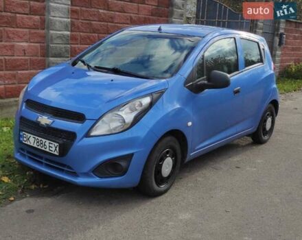 Шевроле Спарк 2013 в Ровно на Automoto.ua Синий Шевроле Спарк, объемом двигателя 1 л и пробегом 152 тыс. км за 5200 $, фото 1 на Automoto.ua