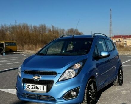 Синий Шевроле Спарк, объемом двигателя 1 л и пробегом 95 тыс. км за 5600 $, фото 1 на Automoto.ua