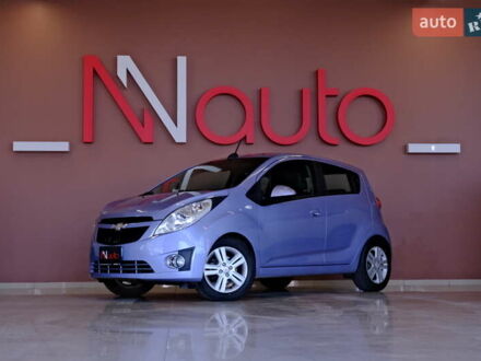 Синий Шевроле Спарк, объемом двигателя 1.21 л и пробегом 95 тыс. км за 6500 $, фото 1 на Automoto.ua