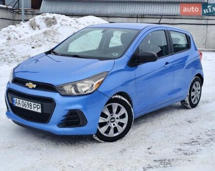 Синий Шевроле Спарк, объемом двигателя 1.4 л и пробегом 139 тыс. км за 7900 $, фото 1 на Automoto.ua