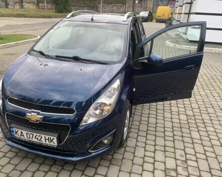 Синий Шевроле Спарк, объемом двигателя 1.2 л и пробегом 68 тыс. км за 8000 $, фото 1 на Automoto.ua