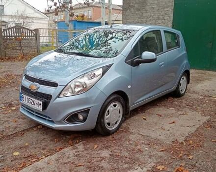 Синий Шевроле Спарк, объемом двигателя 1.25 л и пробегом 4 тыс. км за 9000 $, фото 1 на Automoto.ua