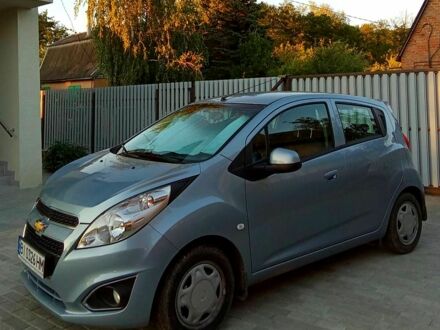 Синий Шевроле Спарк, объемом двигателя 1.2 л и пробегом 3 тыс. км за 8400 $, фото 1 на Automoto.ua