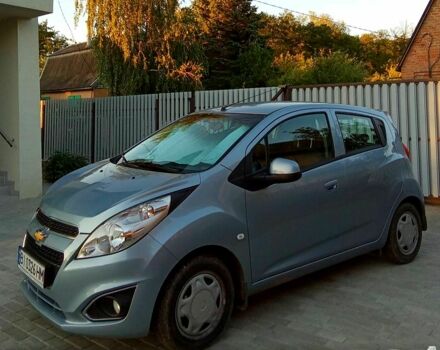 Синий Шевроле Спарк, объемом двигателя 1.2 л и пробегом 3 тыс. км за 8400 $, фото 1 на Automoto.ua