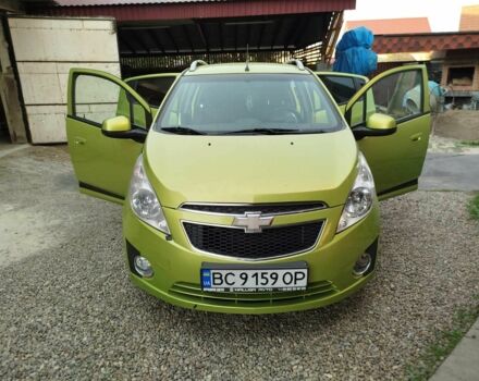 Зеленый Шевроле Спарк, объемом двигателя 1 л и пробегом 170 тыс. км за 4300 $, фото 1 на Automoto.ua