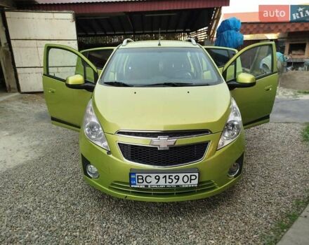 Зеленый Шевроле Спарк, объемом двигателя 1 л и пробегом 170 тыс. км за 4300 $, фото 1 на Automoto.ua