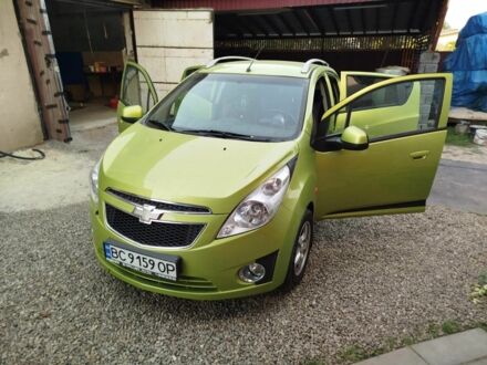 Зеленый Шевроле Спарк, объемом двигателя 1 л и пробегом 170 тыс. км за 4300 $, фото 1 на Automoto.ua