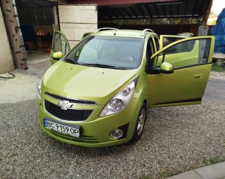 Зеленый Шевроле Спарк, объемом двигателя 1 л и пробегом 170 тыс. км за 4300 $, фото 1 на Automoto.ua