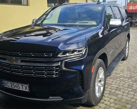 Синий Шевроле Тахо, объемом двигателя 5.33 л и пробегом 125 тыс. км за 75000 $, фото 4 на Automoto.ua