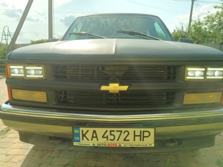 Шевроле Тахо 1996 в Полтаве на Automoto.ua Синий Шевроле Тахо, объемом двигателя 5.7 л и пробегом 430 тыс. км за 5000 $, фото 1 на Automoto.ua