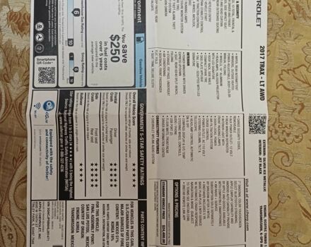 Сірий Шевроле Трекер, об'ємом двигуна 1.4 л та пробігом 77 тис. км за 8700 $, фото 7 на Automoto.ua