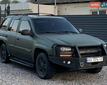 Зеленый Шевроле Трейлблейзер, объемом двигателя 4.16 л и пробегом 285 тыс. км за 8000 $, фото 1 на Automoto.ua