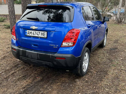 Шевроле Trax 2015 у Житомирі на Automoto.ua Синій Шевроле Trax, об'ємом двигуна 1.4 л та пробігом 115 тис. км за 9400 $, фото 1 на Automoto.ua