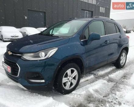 Синий Шевроле Trax, объемом двигателя 1.4 л и пробегом 35 тыс. км за 15740 $, фото 1 на Automoto.ua