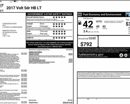 Шевроле Вольт, объемом двигателя 1.49 л и пробегом 103 тыс. км за 14999 $, фото 1 на Automoto.ua
