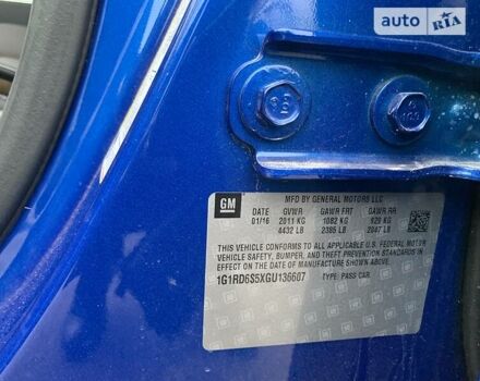 Синій Шевроле Вольт, об'ємом двигуна 1.5 л та пробігом 75 тис. км за 23200 $, фото 4 на Automoto.ua