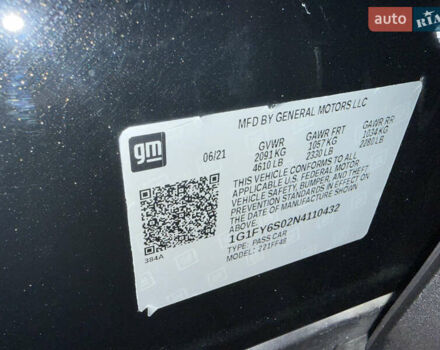 Чорний Шевроле Bolt EUV, об'ємом двигуна 0 л та пробігом 47 тис. км за 21000 $, фото 22 на Automoto.ua