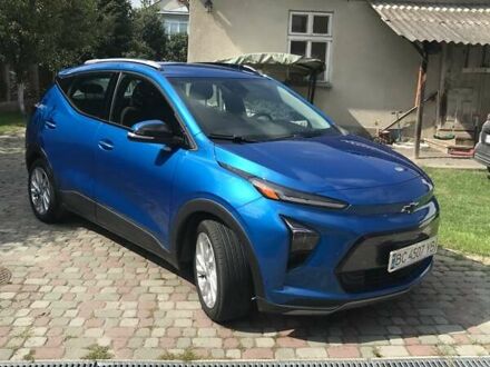 Шевроле Bolt EUV 2022 у Львові на Automoto.ua Синій Шевроле Bolt EUV, об'ємом двигуна 0 л та пробігом 39 тис. км за 23000 $, фото 1 на Automoto.ua