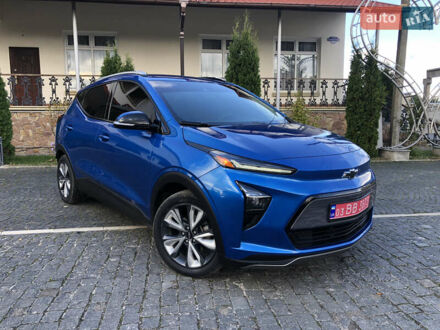 Шевроле Bolt EUV 2022 в Тернополе на Automoto.ua Синий Шевроле Bolt EUV, объемом двигателя 0 л и пробегом 77 тыс. км за 17990 $, фото 1 на Automoto.ua