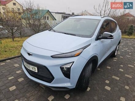 Шевроле Bolt EUV 2023 у Львові на Automoto.ua Синій Шевроле Bolt EUV, об'ємом двигуна 0 л та пробігом 17 тис. км за 21000 $, фото 1 на Automoto.ua