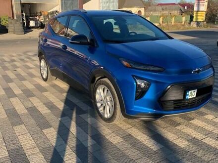 Шевроле Bolt EUV 2023 в Тернополе на Automoto.ua Синий Шевроле Bolt EUV, объемом двигателя 0 л и пробегом 30 тыс. км за 16000 $, фото 1 на Automoto.ua