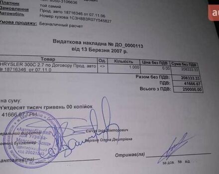 Білий Крайслер 300C, об'ємом двигуна 2.7 л та пробігом 150 тис. км за 9599 $, фото 1 на Automoto.ua