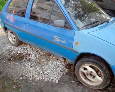 Синий Ситроен АХ, объемом двигателя 1 л и пробегом 270 тыс. км за 500 $, фото 2 на Automoto.ua