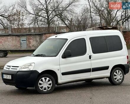Белый Ситроен Берлинго, объемом двигателя 1.4 л и пробегом 170 тыс. км за 5700 $, фото 1 на Automoto.ua