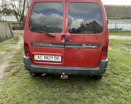 Червоний Сітроен Берлінго, об'ємом двигуна 1.9 л та пробігом 330 тис. км за 3650 $, фото 2 на Automoto.ua
