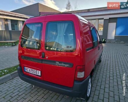 Красный Ситроен Берлинго, объемом двигателя 1.9 л и пробегом 300 тыс. км за 3550 $, фото 7 на Automoto.ua