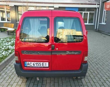 Красный Ситроен Берлинго, объемом двигателя 1.9 л и пробегом 300 тыс. км за 3550 $, фото 19 на Automoto.ua