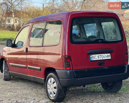 Червоний Сітроен Берлінго, об'ємом двигуна 1.87 л та пробігом 360 тис. км за 2999 $, фото 7 на Automoto.ua