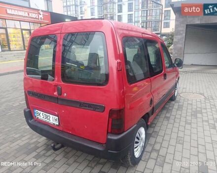 Красный Ситроен Берлинго, объемом двигателя 1.9 л и пробегом 300 тыс. км за 2650 $, фото 4 на Automoto.ua