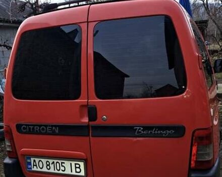 Красный Ситроен Берлинго, объемом двигателя 1.6 л и пробегом 300 тыс. км за 3300 $, фото 3 на Automoto.ua