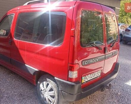 Красный Ситроен Берлинго, объемом двигателя 1.4 л и пробегом 207 тыс. км за 3550 $, фото 5 на Automoto.ua