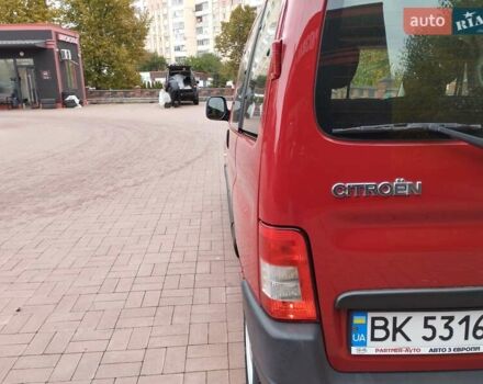 Красный Ситроен Берлинго, объемом двигателя 1.56 л и пробегом 301 тыс. км за 5250 $, фото 9 на Automoto.ua