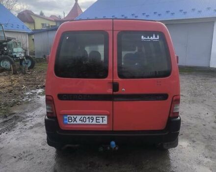 Красный Ситроен Берлинго, объемом двигателя 1.56 л и пробегом 233 тыс. км за 3600 $, фото 3 на Automoto.ua
