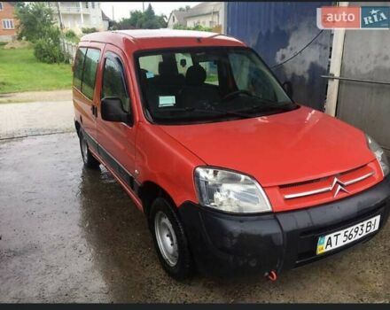 Червоний Сітроен Берлінго, об'ємом двигуна 1.56 л та пробігом 286 тис. км за 3200 $, фото 1 на Automoto.ua