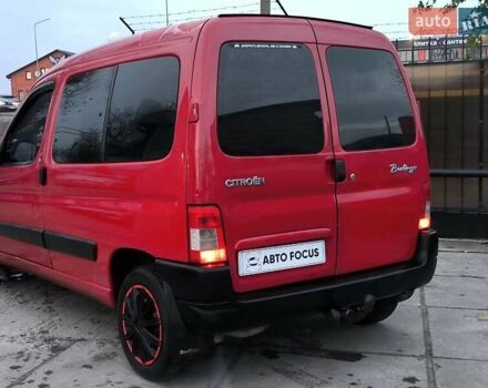 Красный Ситроен Берлинго, объемом двигателя 1.36 л и пробегом 299 тыс. км за 4990 $, фото 7 на Automoto.ua