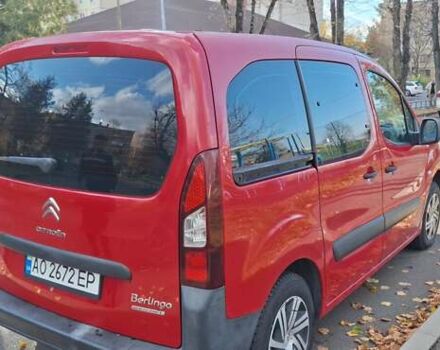 Красный Ситроен Берлинго, объемом двигателя 1.6 л и пробегом 248 тыс. км за 7200 $, фото 3 на Automoto.ua
