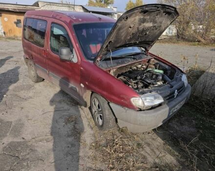 Красный Ситроен Берлинго, объемом двигателя 1.9 л и пробегом 100 тыс. км за 550 $, фото 1 на Automoto.ua