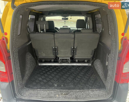 Желтый Ситроен Берлинго, объемом двигателя 1.56 л и пробегом 210 тыс. км за 7500 $, фото 15 на Automoto.ua