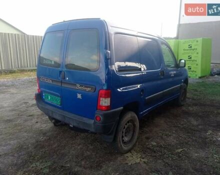 Синий Ситроен Берлинго, объемом двигателя 1.6 л и пробегом 230 тыс. км за 2500 $, фото 9 на Automoto.ua