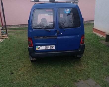 Синий Ситроен Берлинго, объемом двигателя 1.4 л и пробегом 395 тыс. км за 1850 $, фото 4 на Automoto.ua