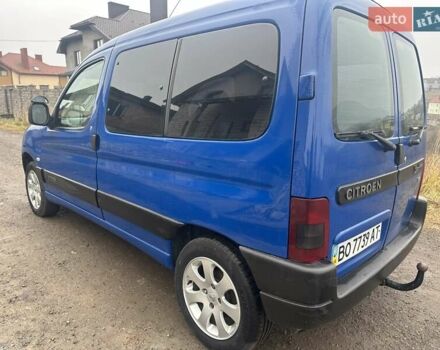 Синий Ситроен Берлинго, объемом двигателя 2 л и пробегом 197 тыс. км за 4999 $, фото 4 на Automoto.ua