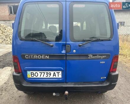 Синий Ситроен Берлинго, объемом двигателя 2 л и пробегом 197 тыс. км за 4999 $, фото 3 на Automoto.ua