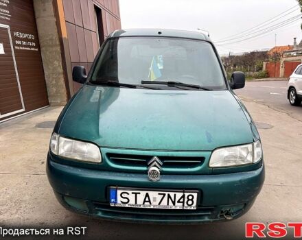 Зеленый Ситроен Берлинго, объемом двигателя 1.4 л и пробегом 234 тыс. км за 1350 $, фото 1 на Automoto.ua